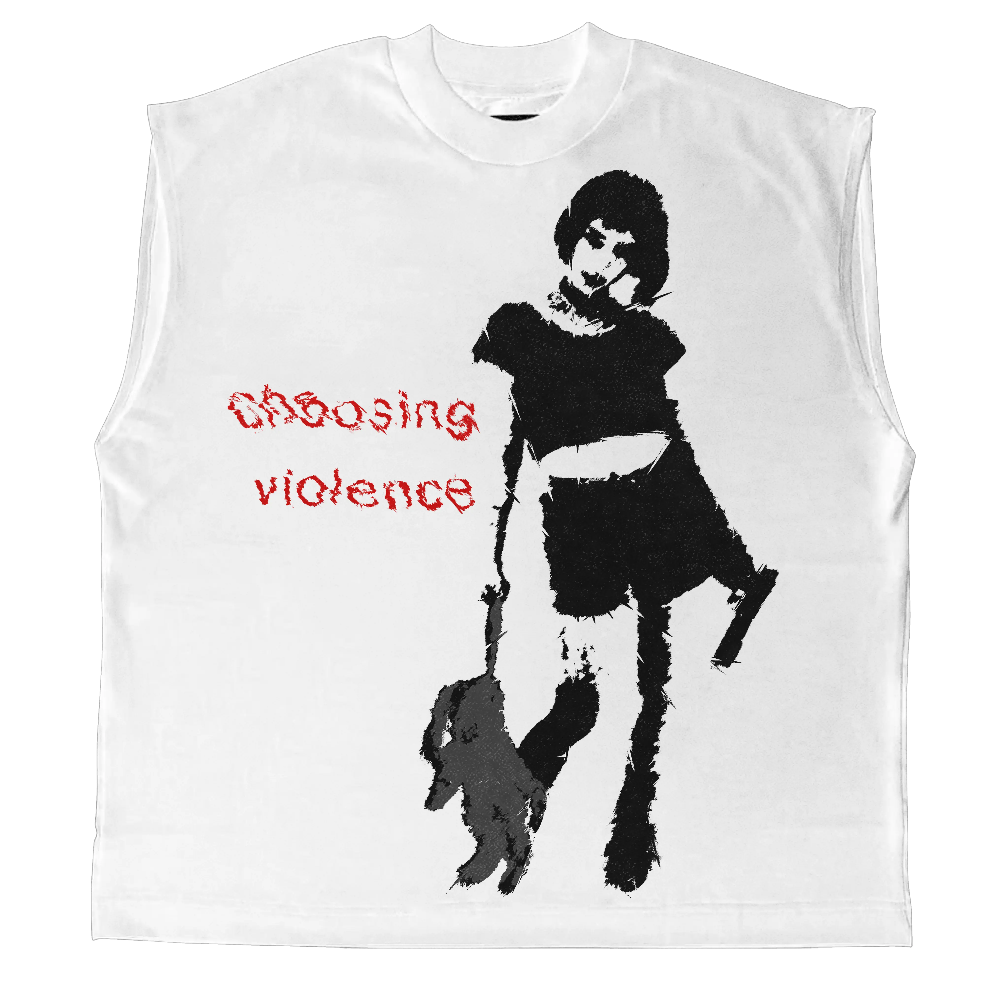 Choosing Violence Sleeveless Tee WorksOfMadness
