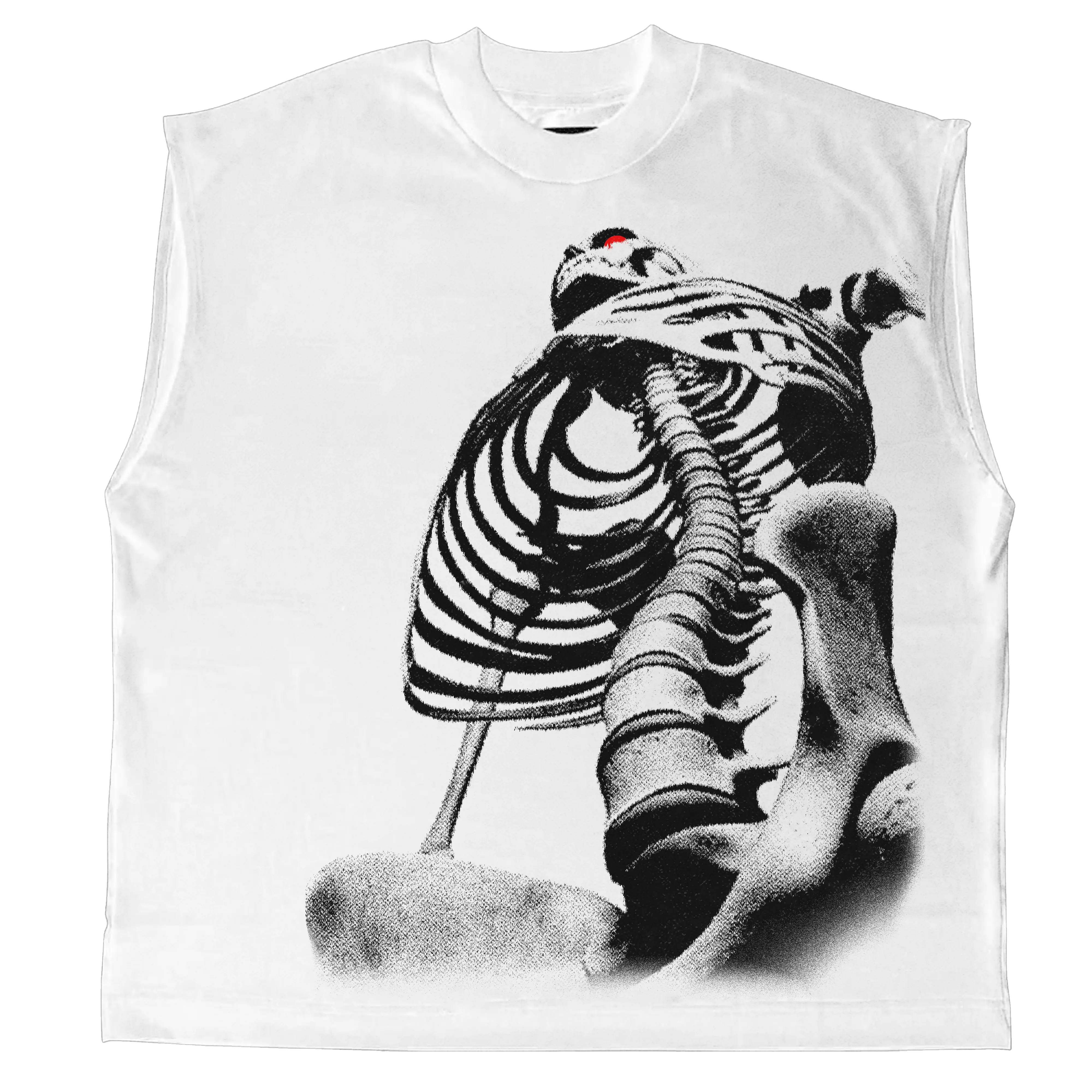 Colossal Skeleton Sleeveless Tee WorksOfMadness