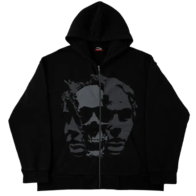 Faceless Skull Zip Up WorksOfMadness