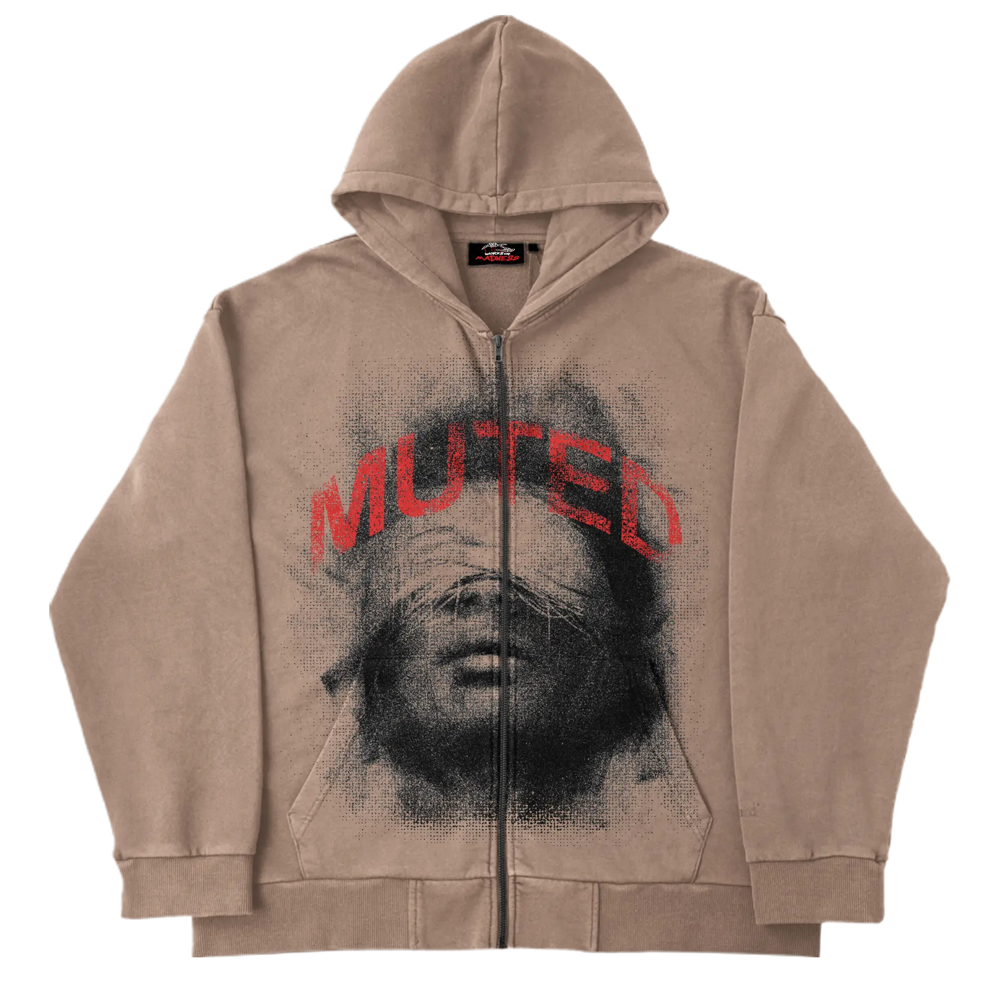 Muted Zip Up WorksOfMadness