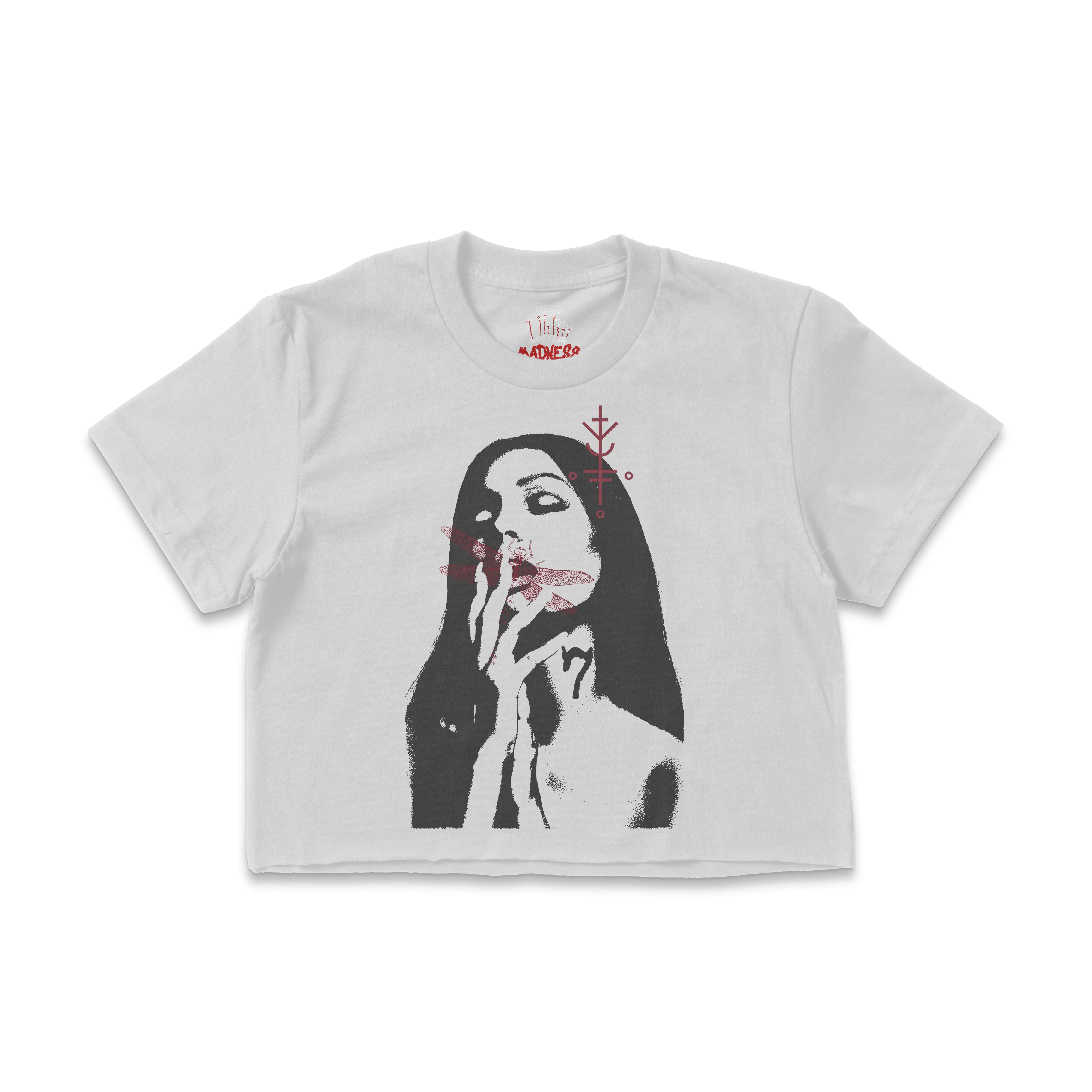 Mythical Goddess Ladies Crop Tee WorksOfMadness