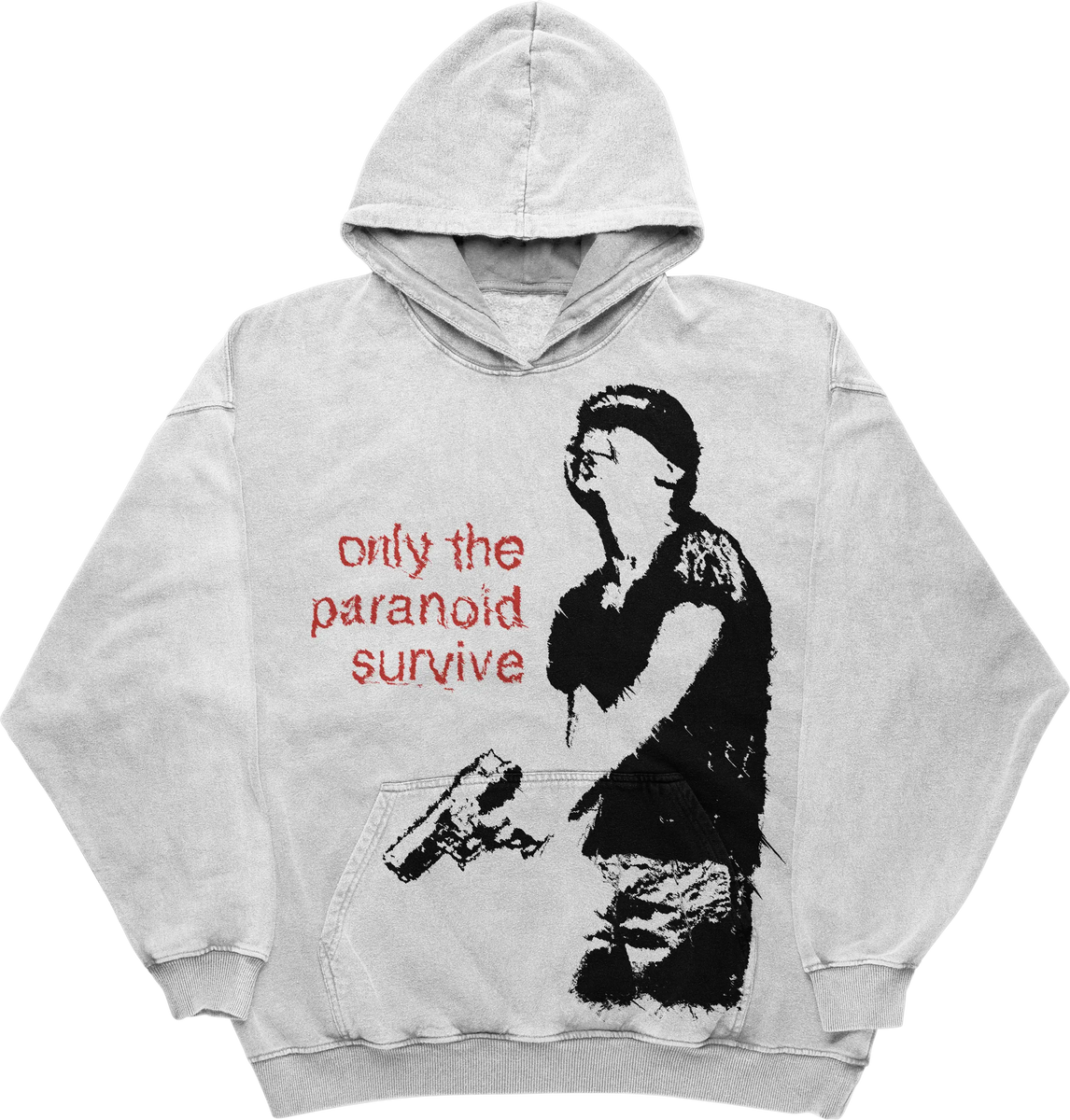 Only the paranoid survive hoodie sale