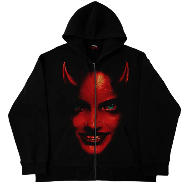 Queen Of Pain Zip Up WorksOfMadness