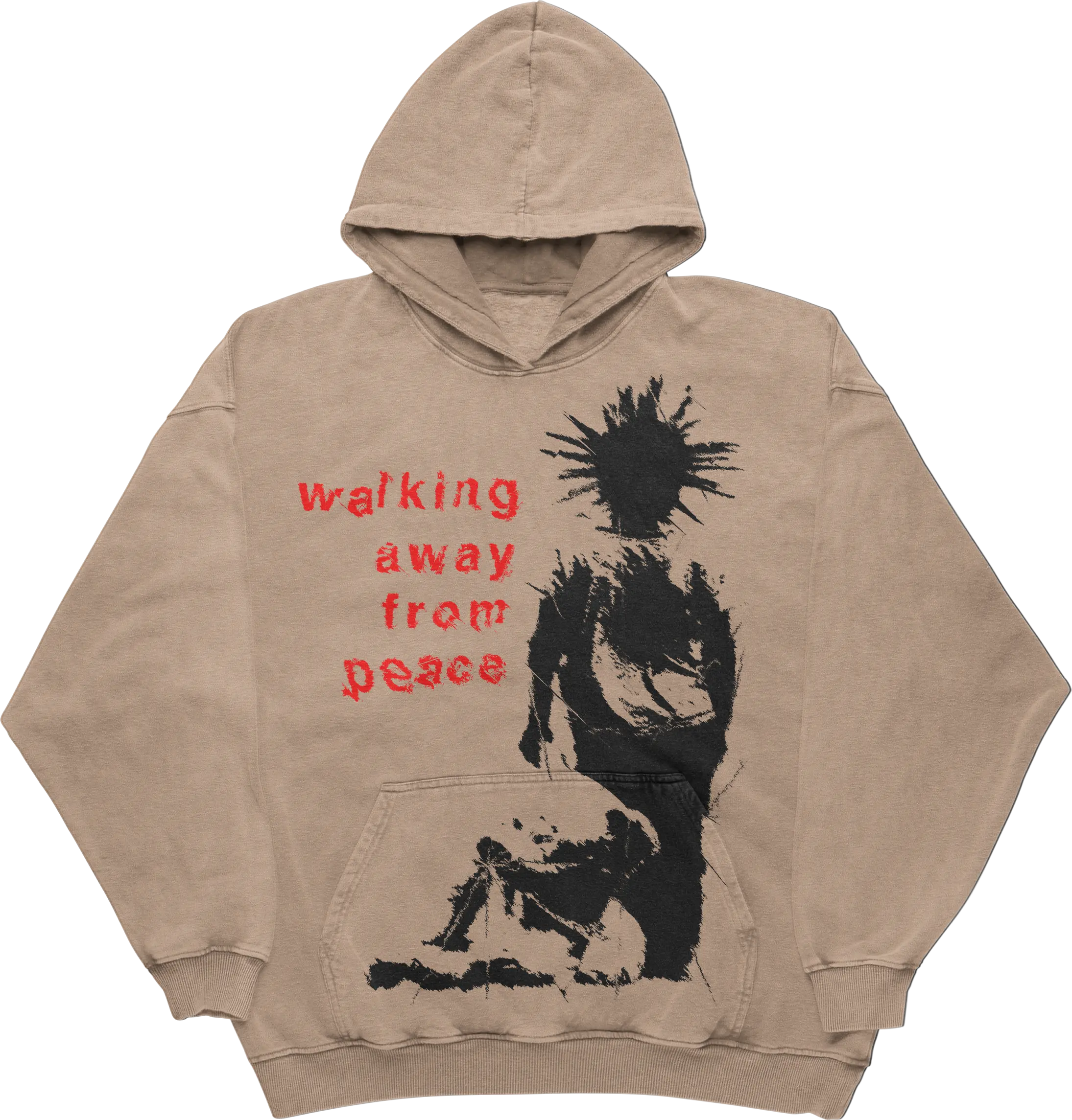 Walking away from peace Hoodie WorksOfMadness