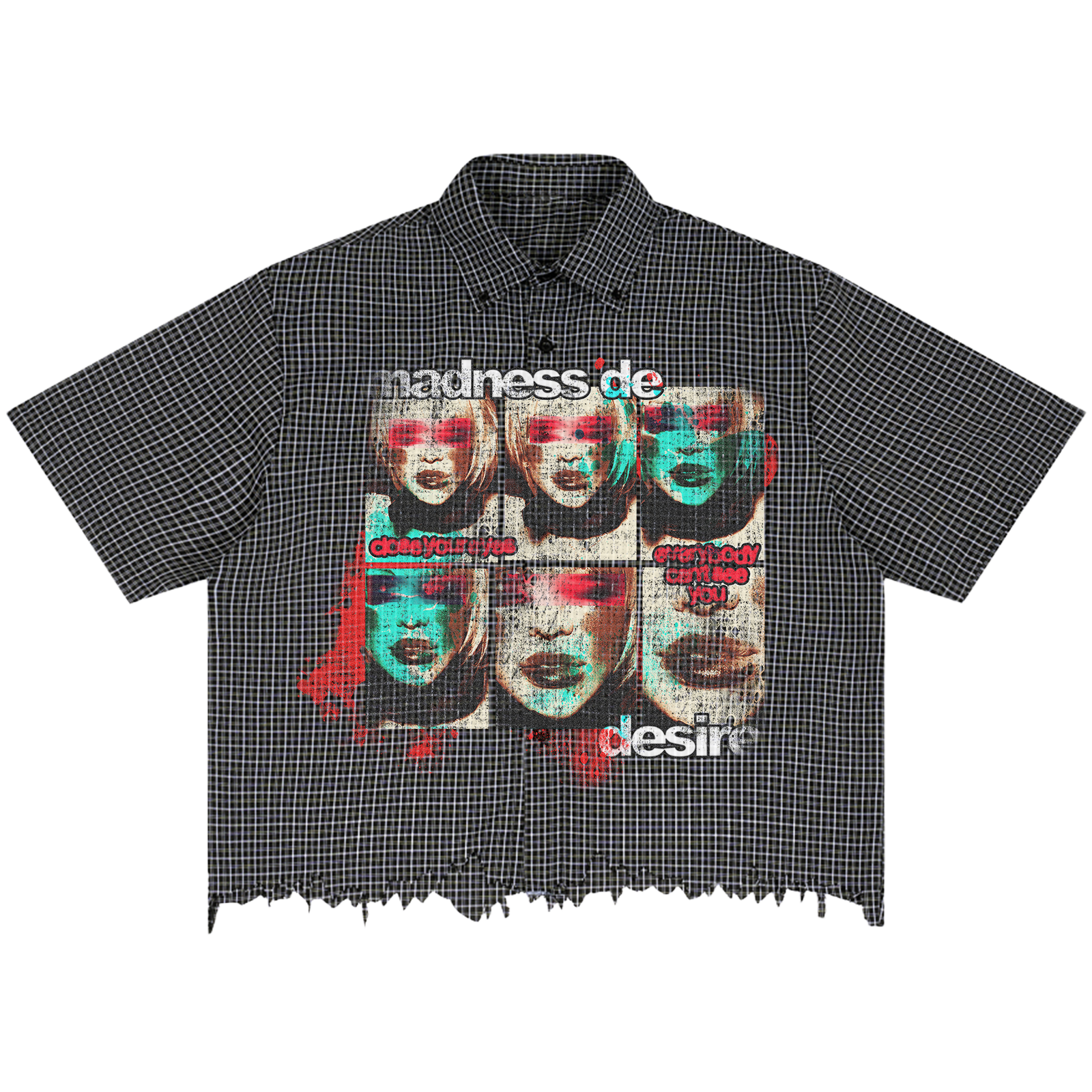 Desire Distress Button Up