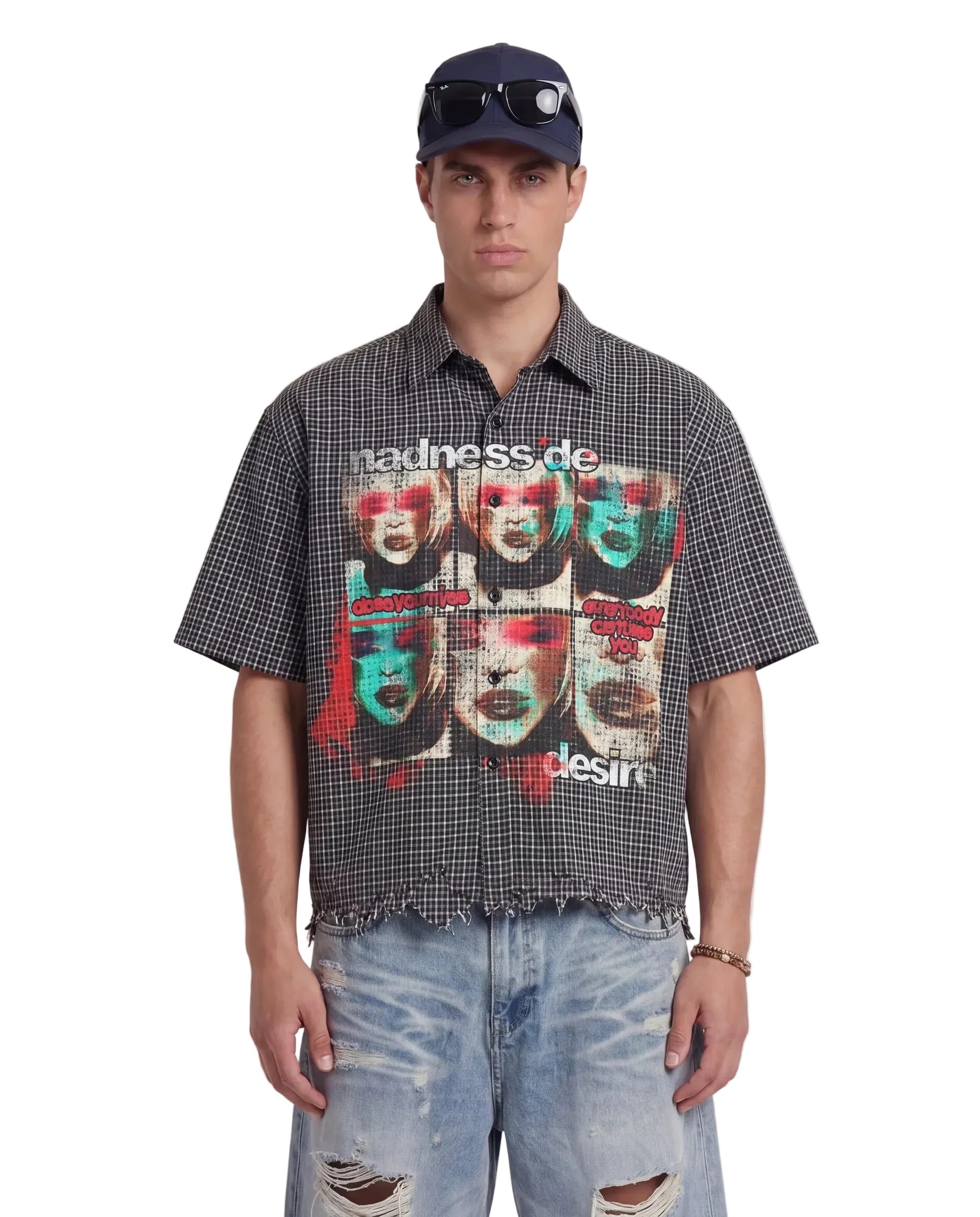Desire Distress Button Up