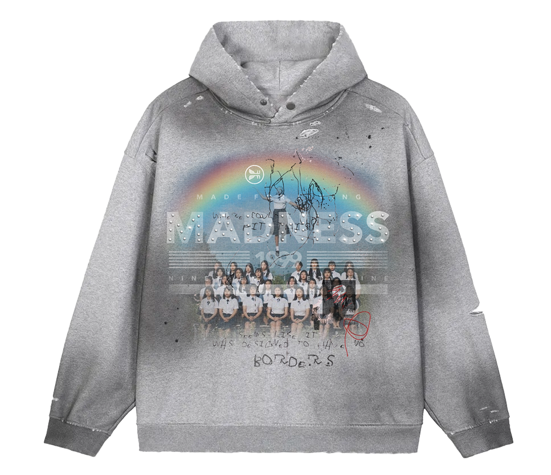 Detention Faded Distress Hoodie