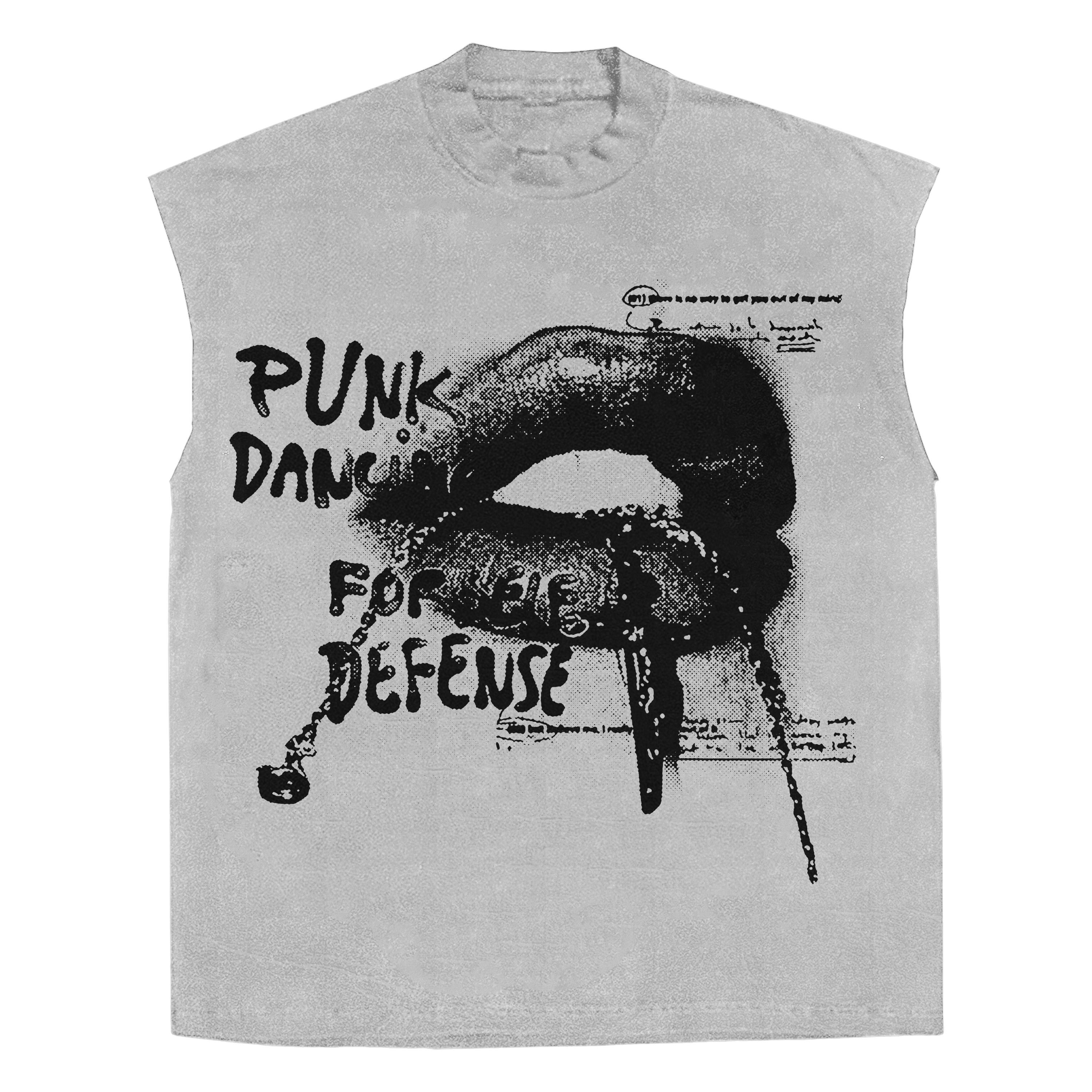 Punk Lips Sleeveless Tee