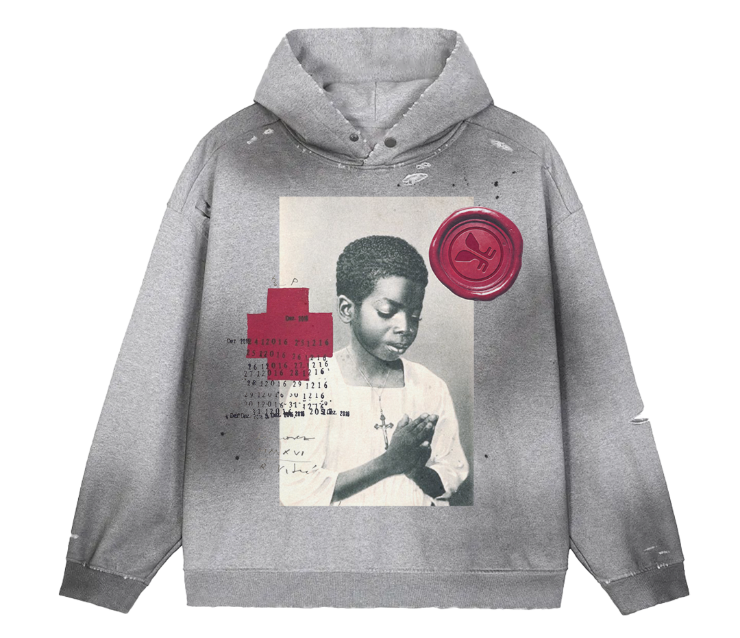 Devotion Sun Fade Distress Hoodie