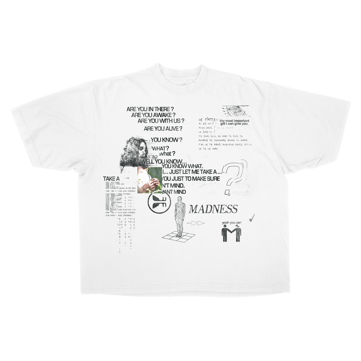 Awake Drop Tee - White
