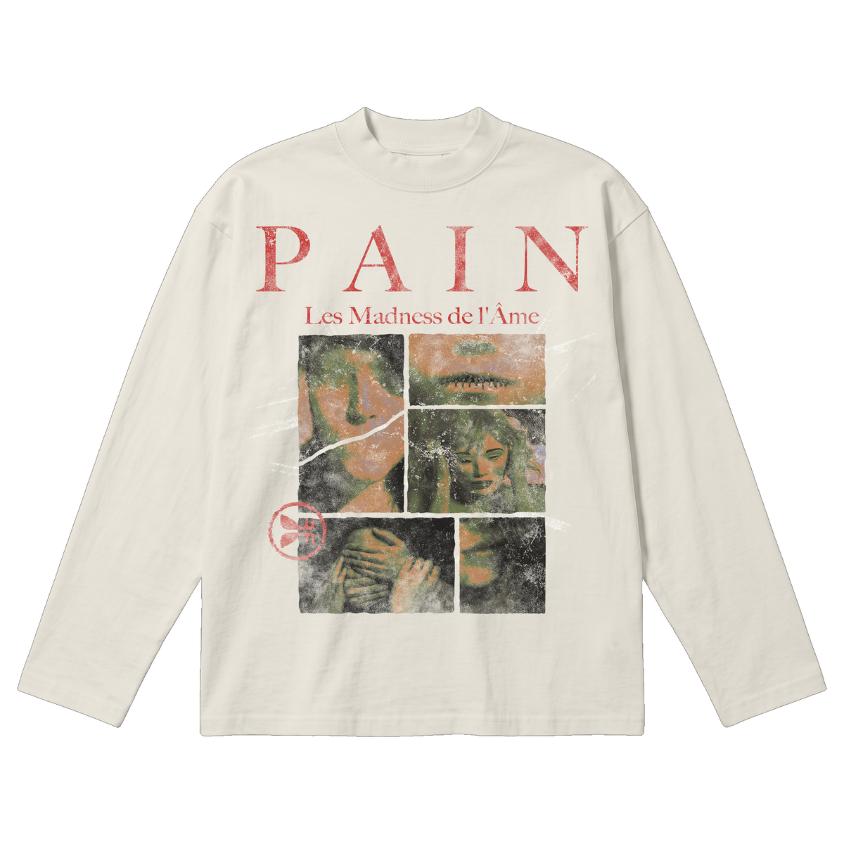 Pain Baggy L/S Tee - Off White
