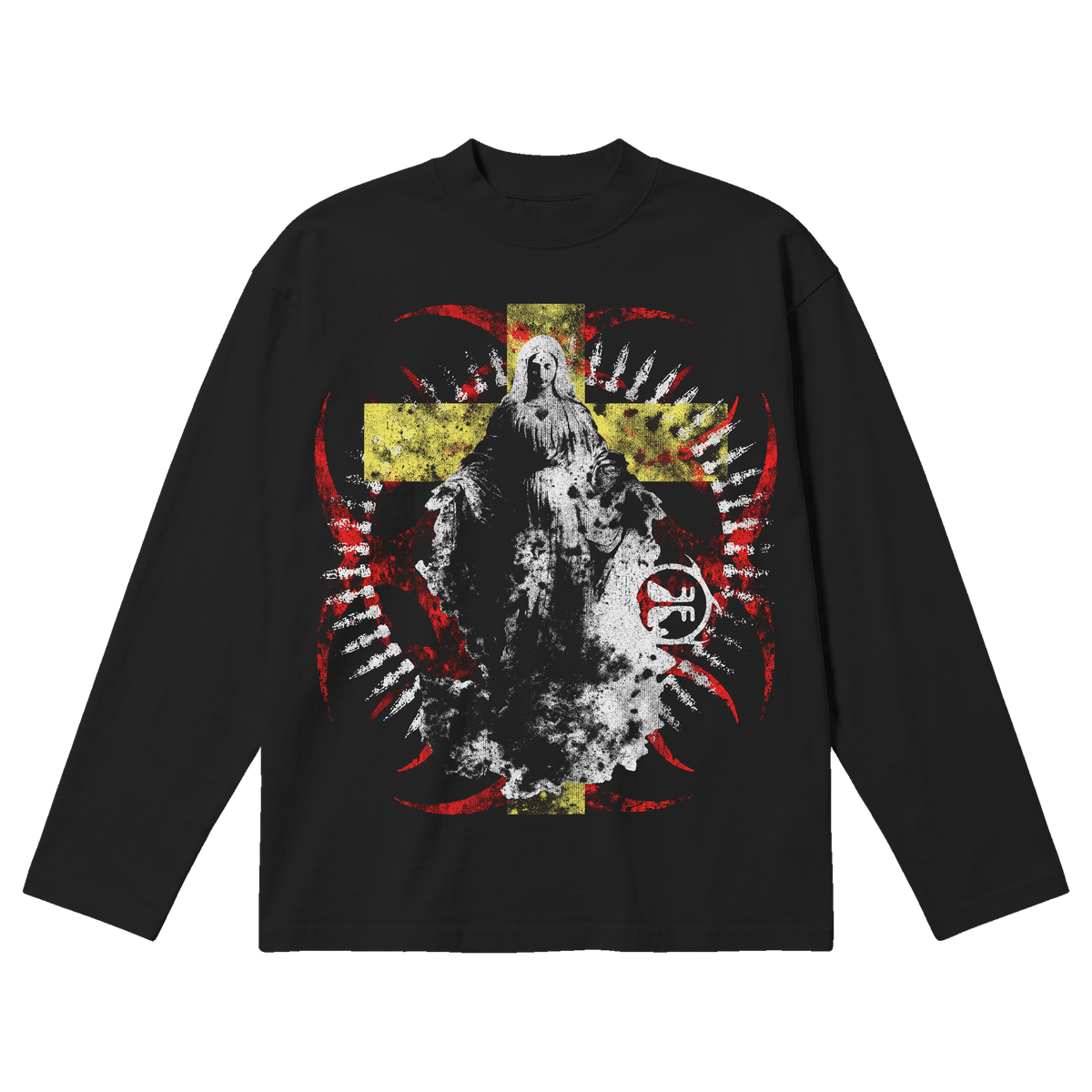 Worship Baggy L/S Tee - Black