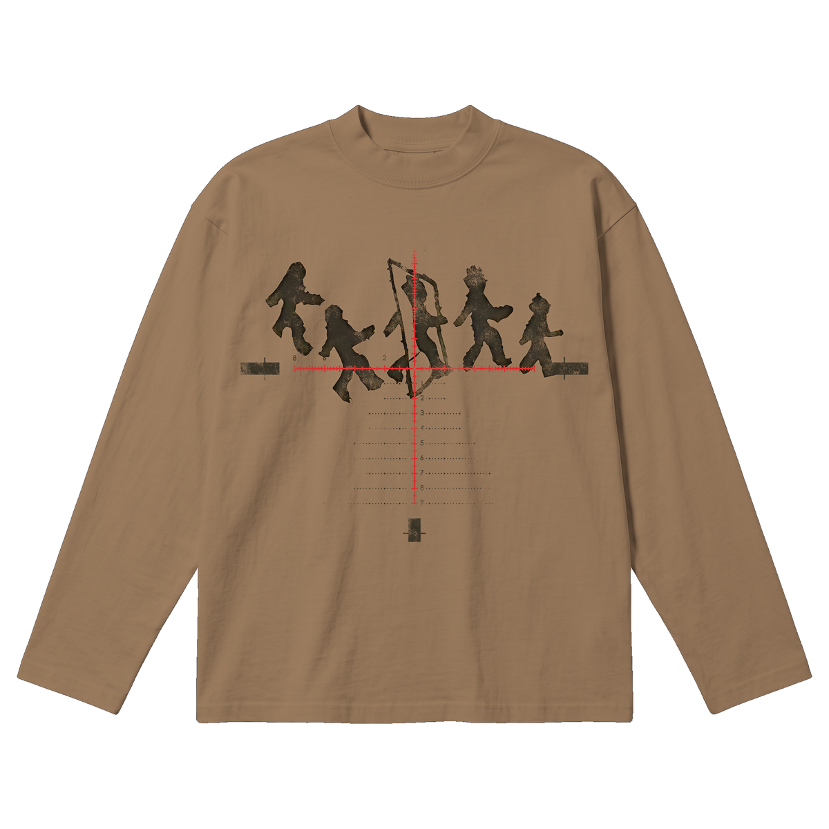 Crosshair Baggy L/S Tee - Latte