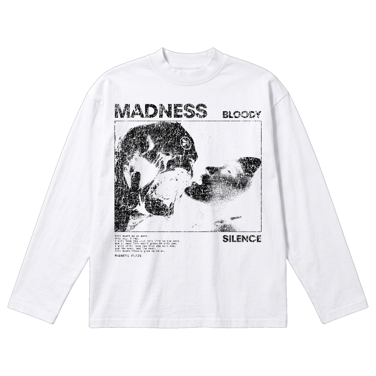 Devour Baggy L/S Tee - White