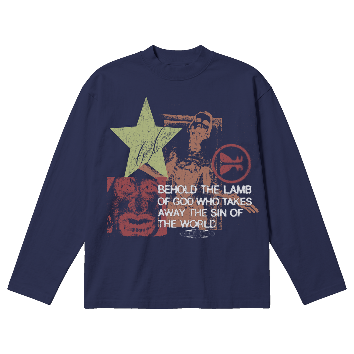 Expression Baggy L/S Tee - Blue