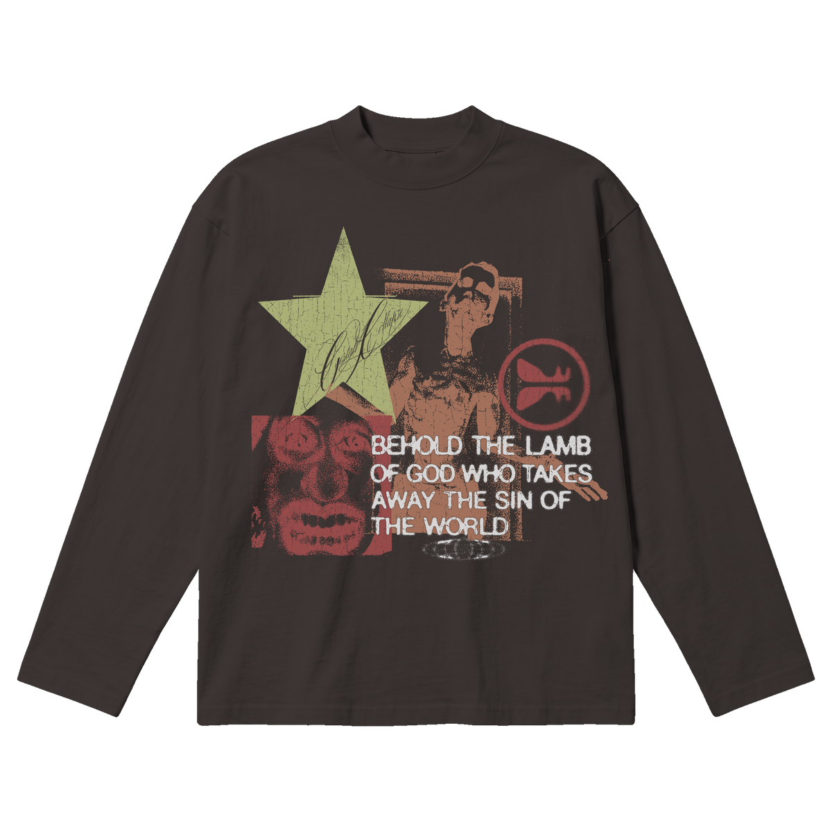 Expression Baggy L/S Tee - Off Black