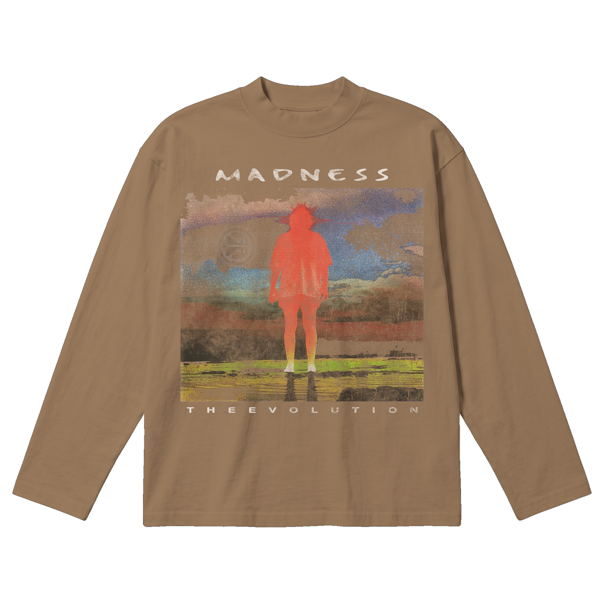 Mad Evolution Baggy L/S Tee - Latte