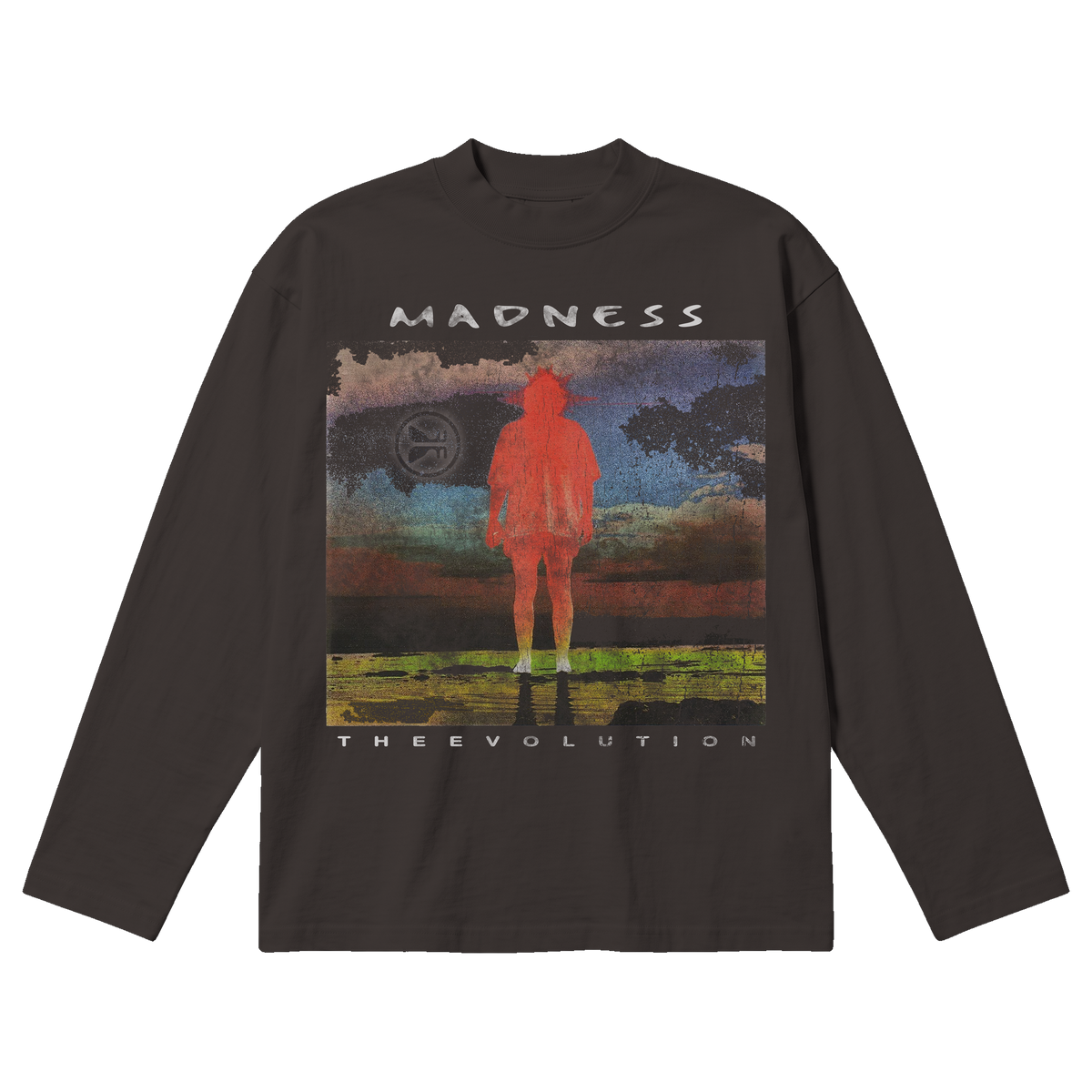 Mad Evolution Baggy L/S Tee - Off Black