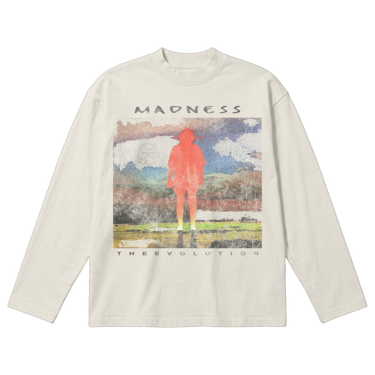 Mad Evolution Baggy L/S Tee - Off White