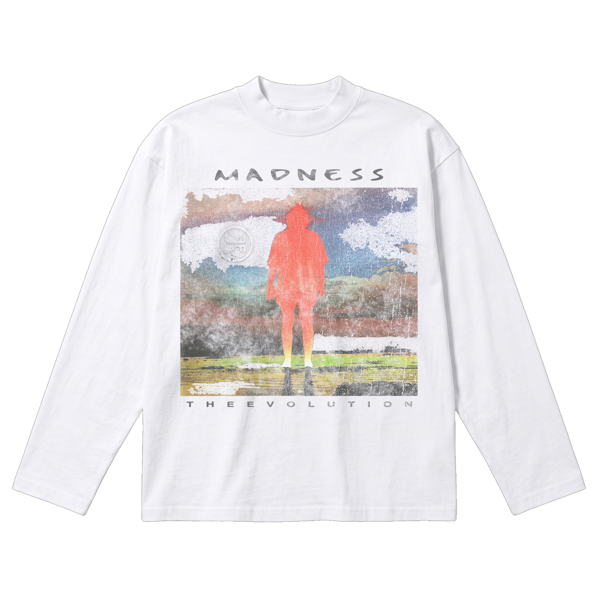 Mad Evolution Baggy L/S Tee - White