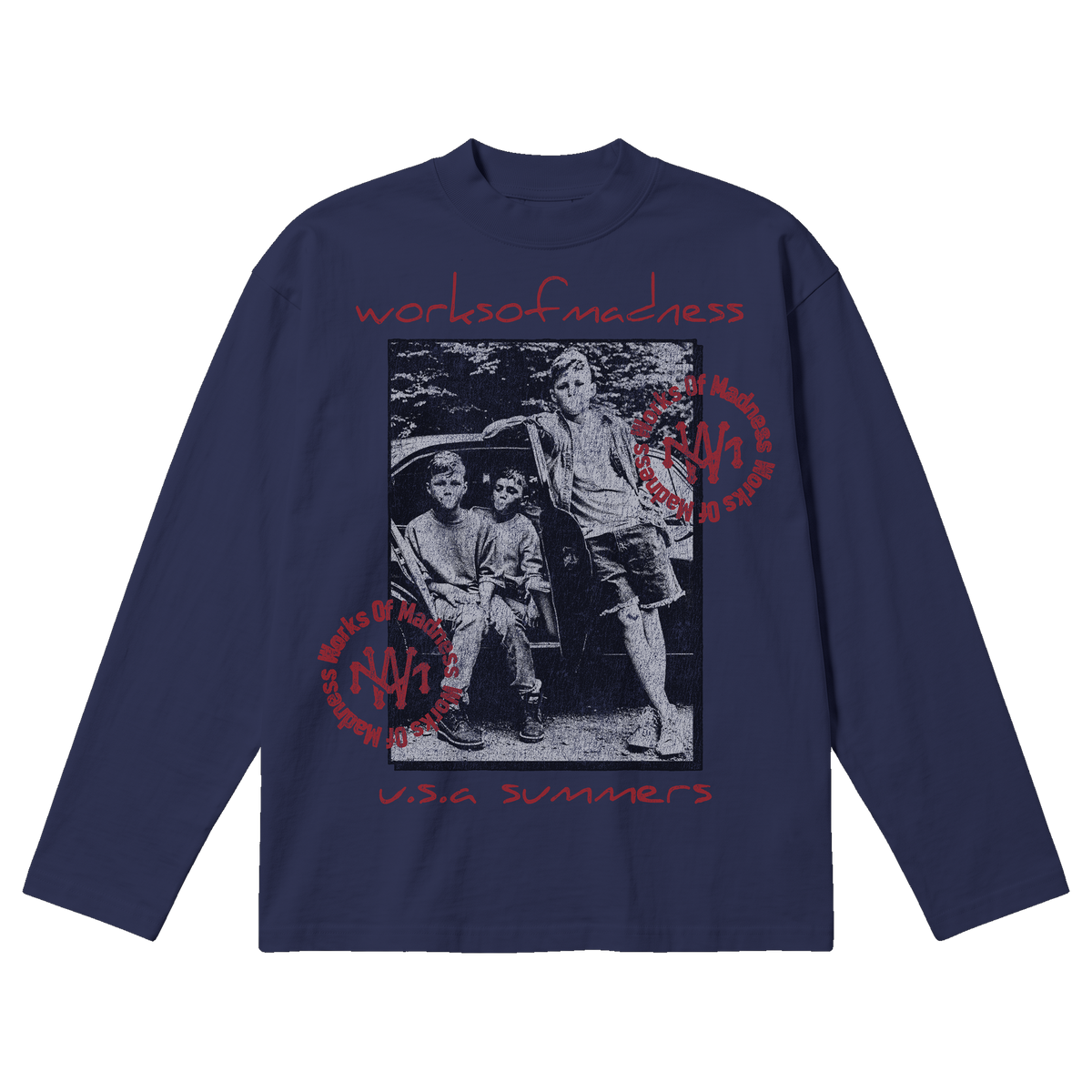 Mad Summers Baggy L/S Tee - Blue