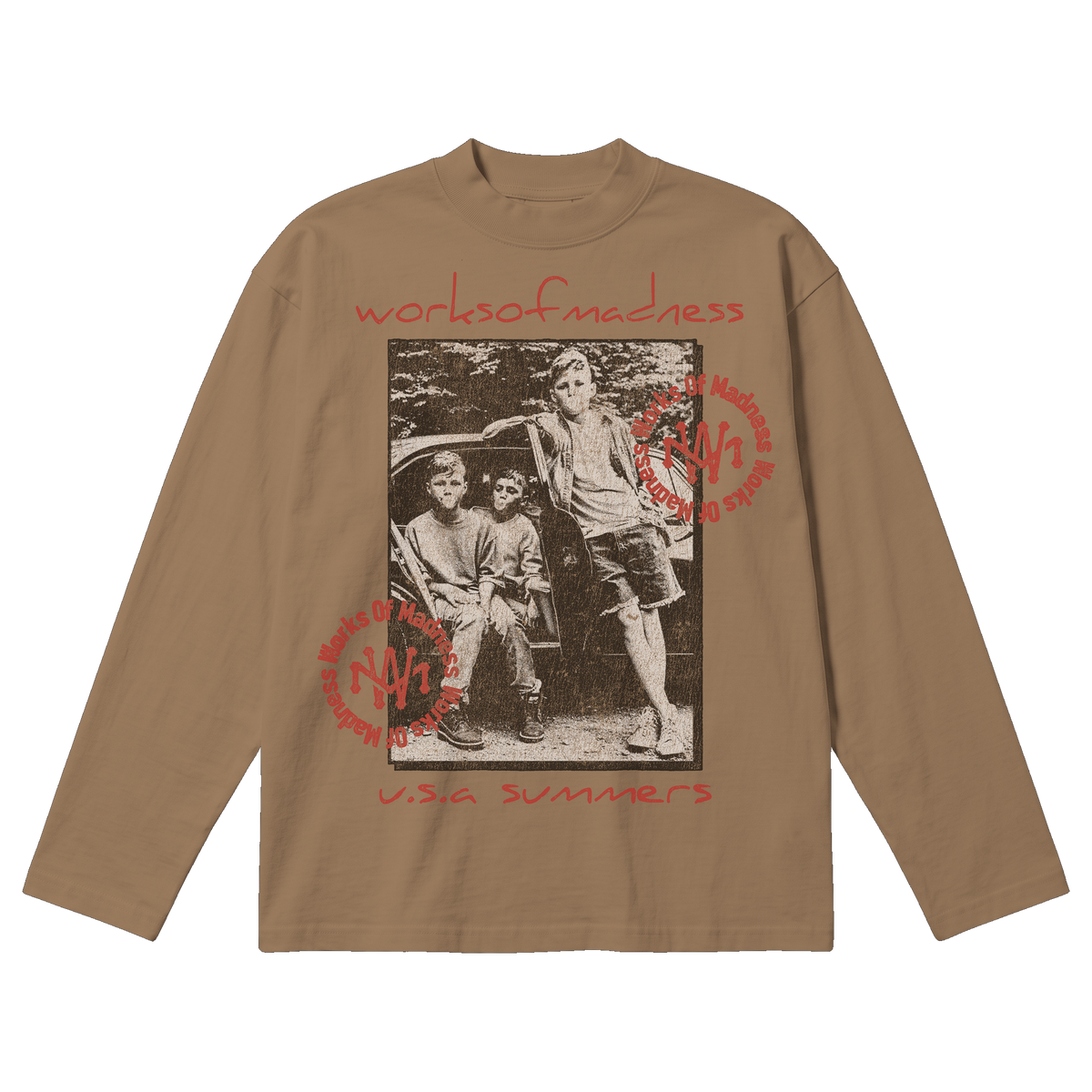 Mad Summers Baggy L/S Tee - Latte