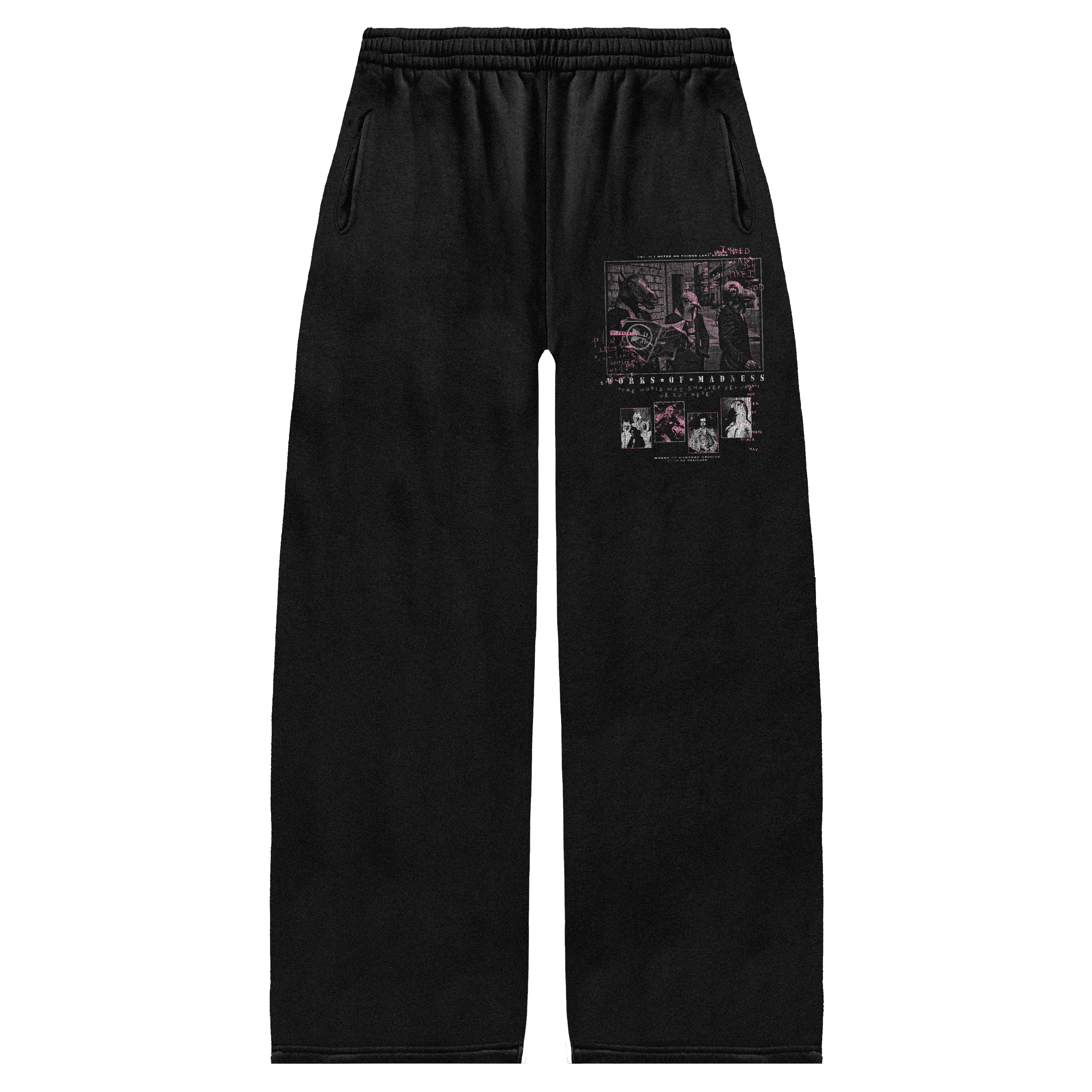 The Congregation Baggy Sweatpants - Black