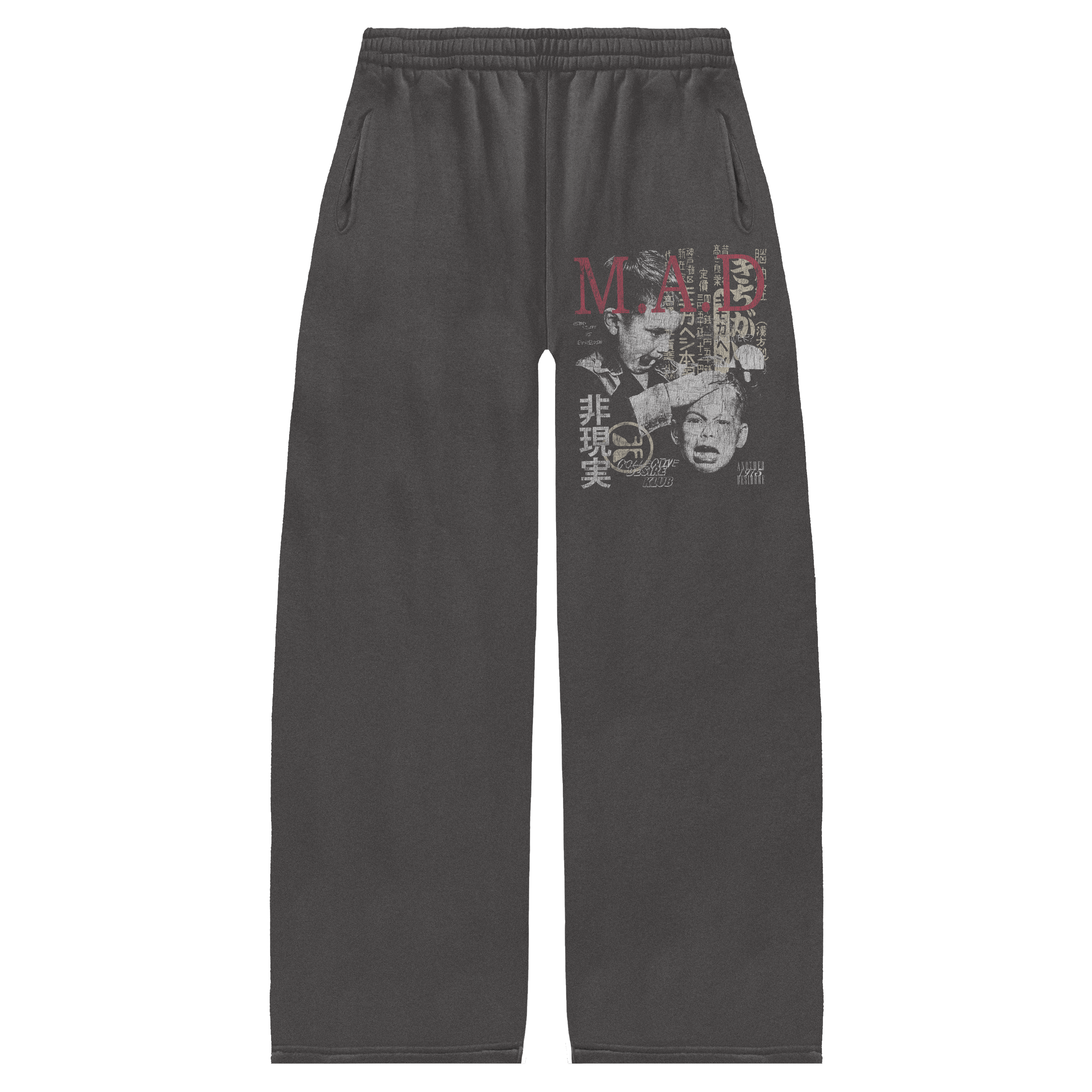 Mutually Assured Baggy Sweatpants - Grey
