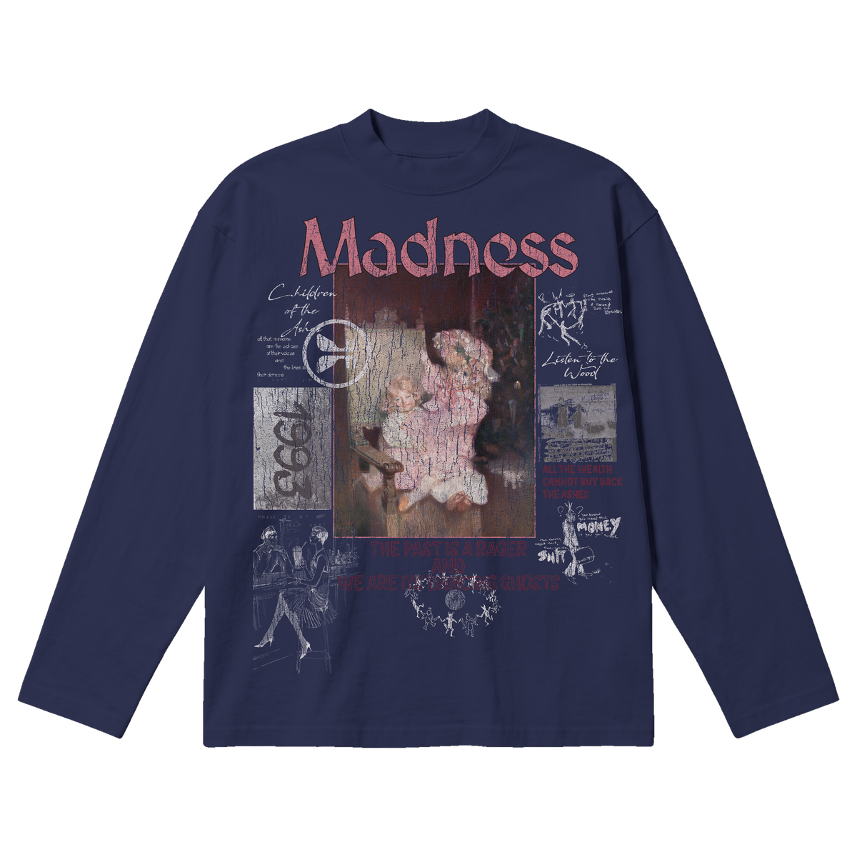Ashes Baggy L/S Tee - Blue