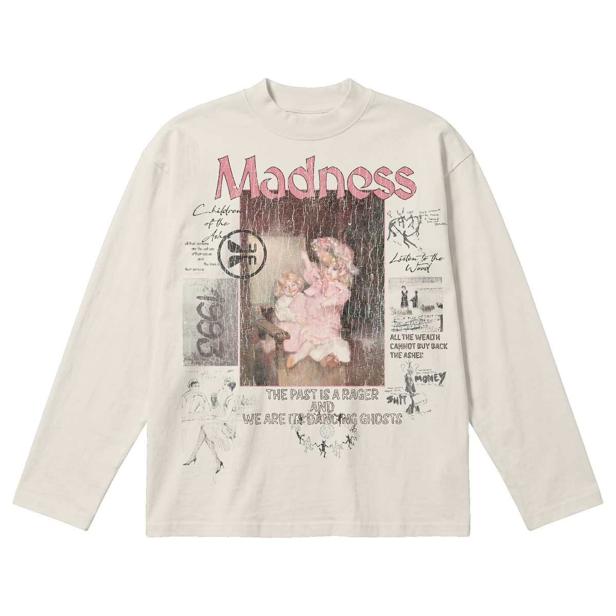 Ashes Baggy L/S Tee - Off White
