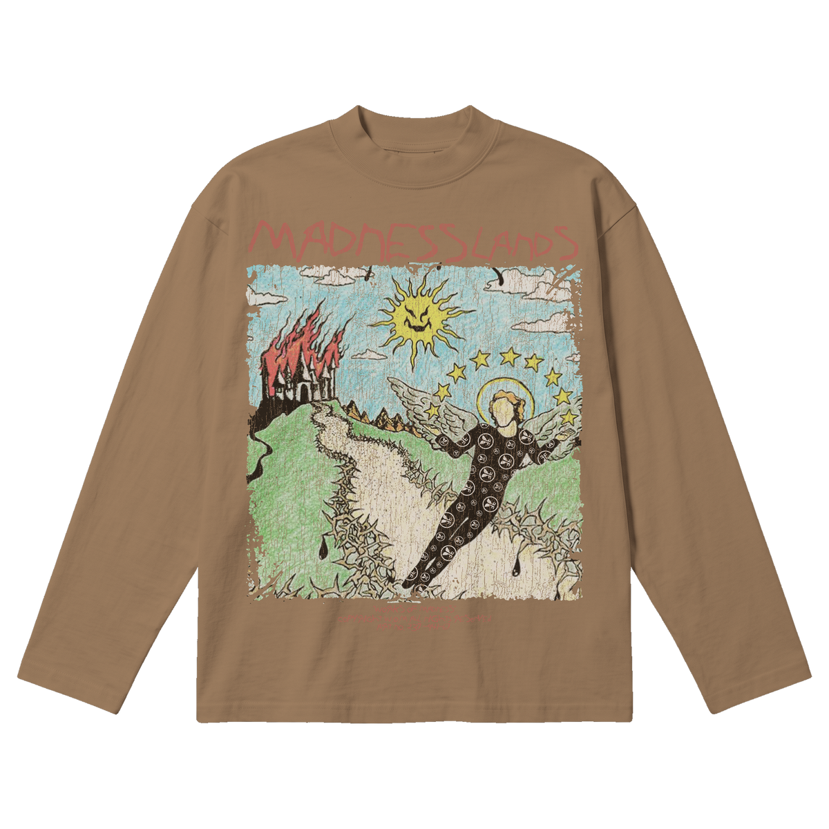 Madlands Baggy L/S Tee - Latte