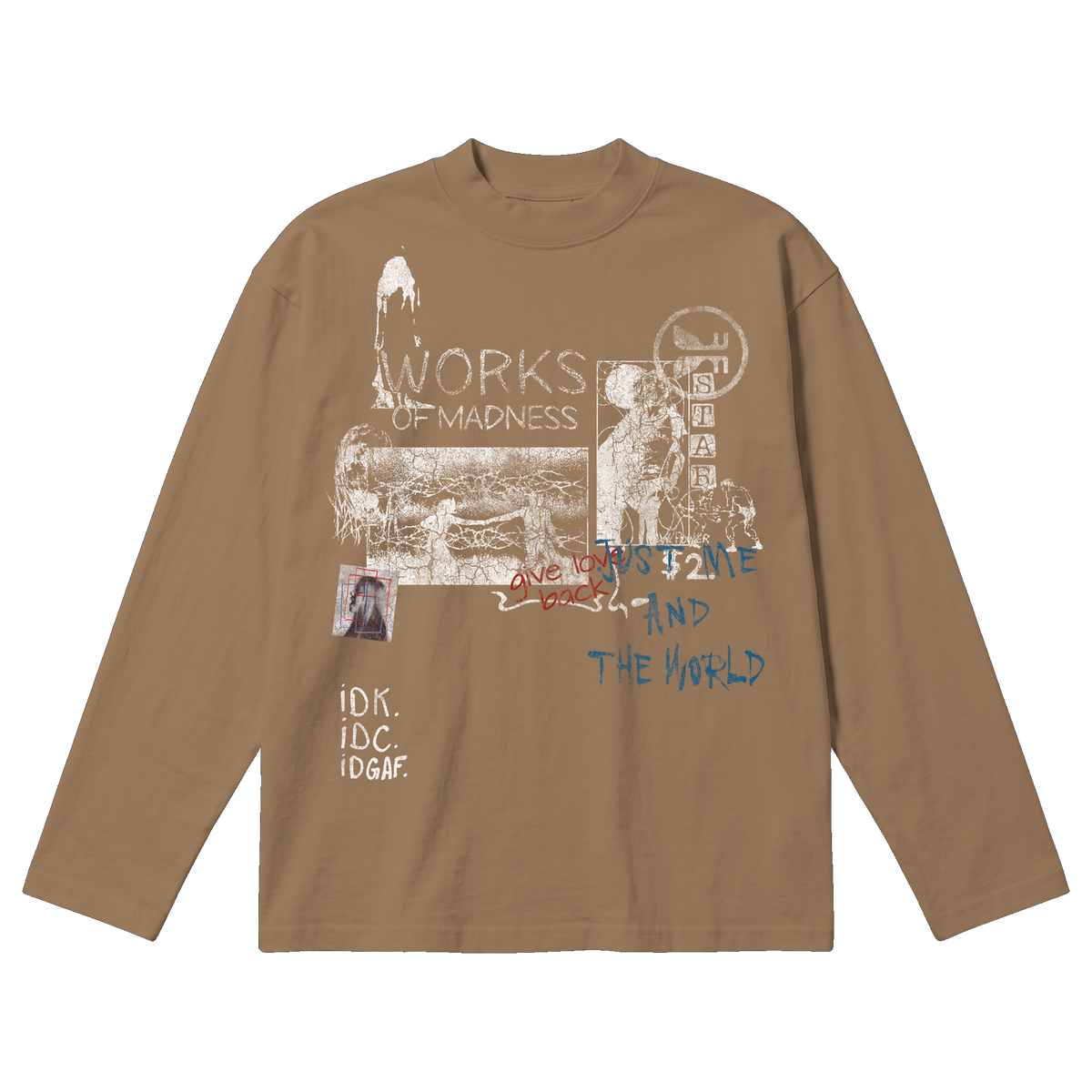 Saint & Sinners Baggy L/S Tee - Latte