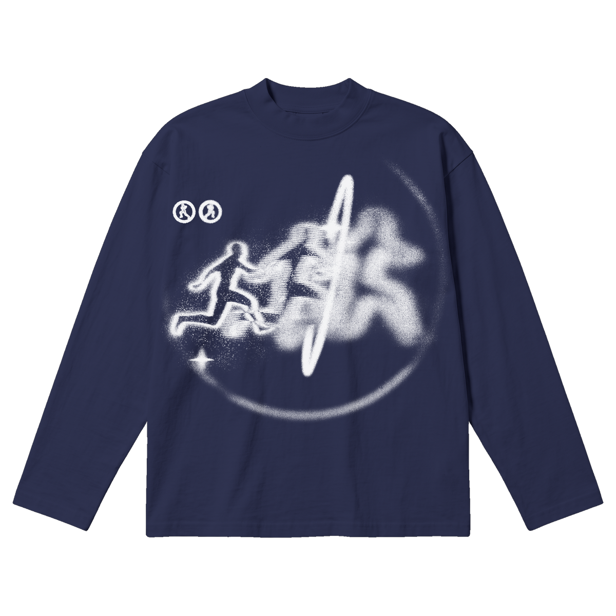 Warp Baggy L/S Tee - Blue