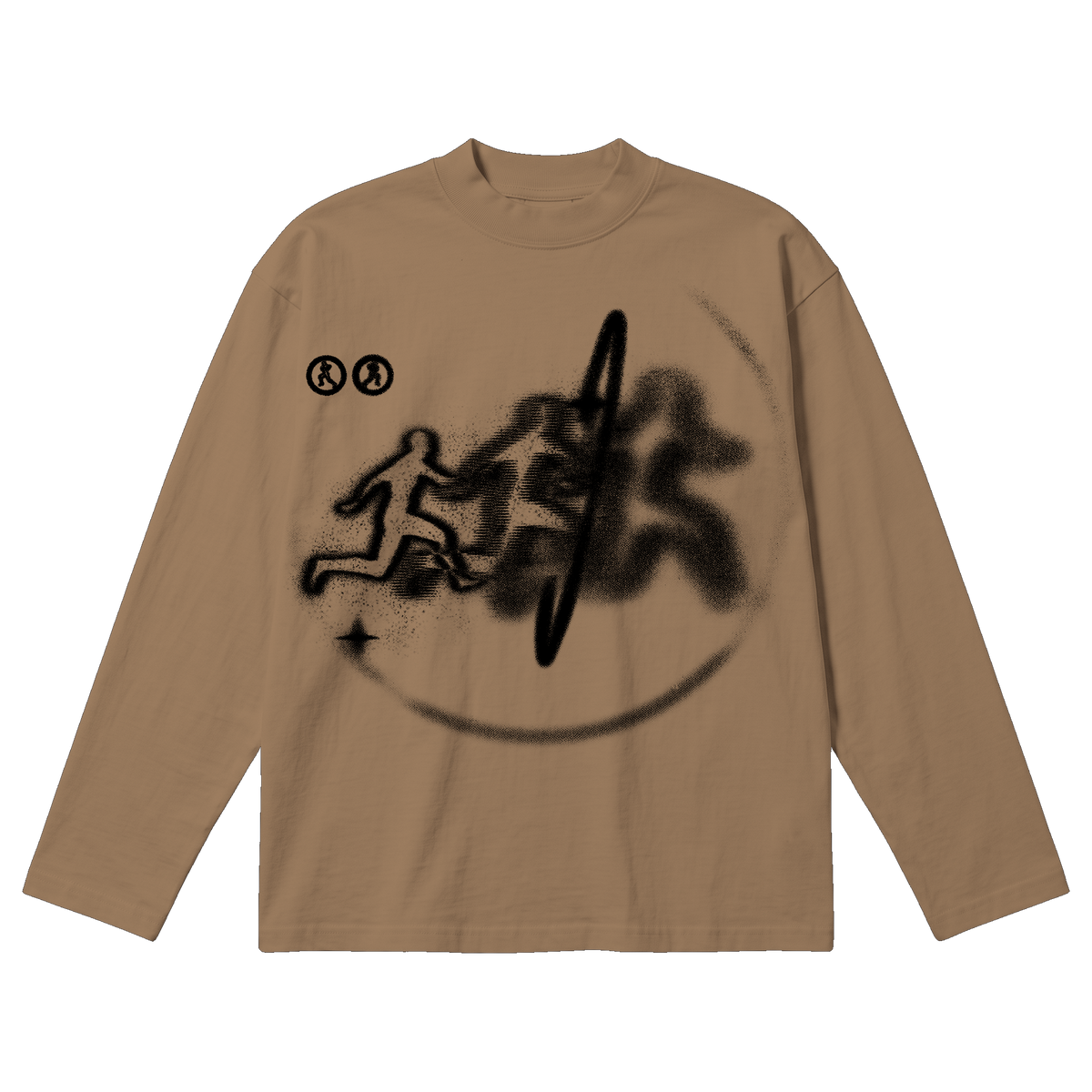 Warp Baggy L/S Tee - Latte
