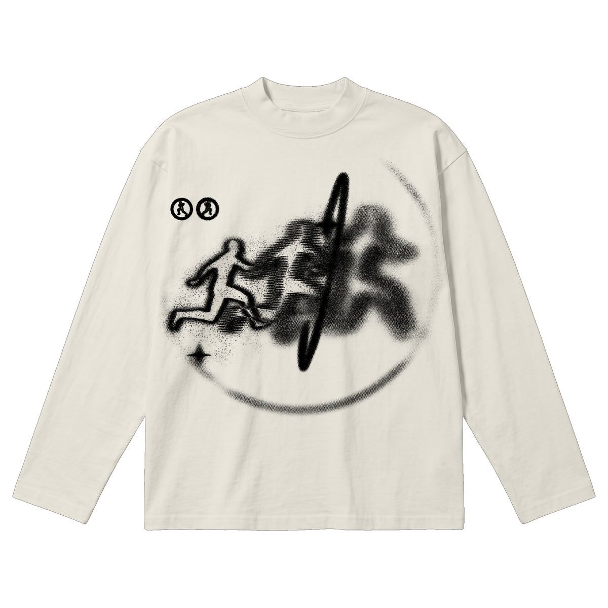 Warp Baggy L/S Tee - Off White