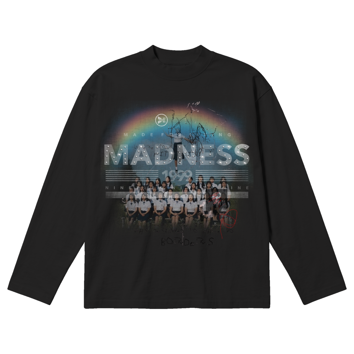 Detention Baggy L/S Tee - Black
