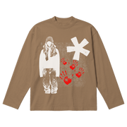 Red Handed Baggy L/S Tee