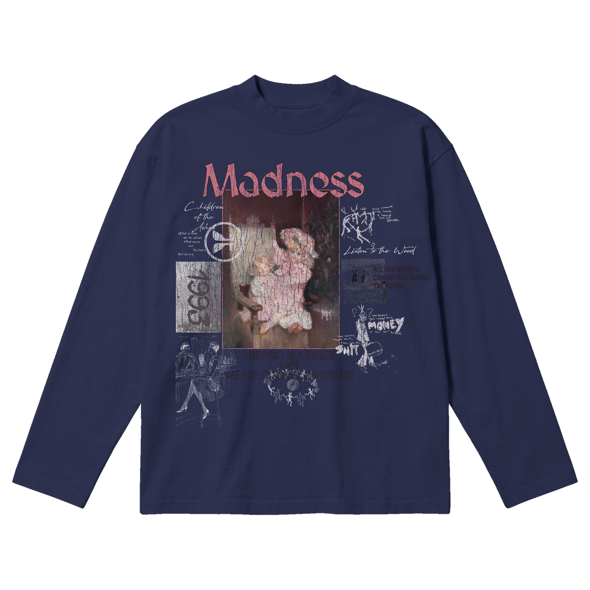 Ashes Baggy L/S Tee - Blue