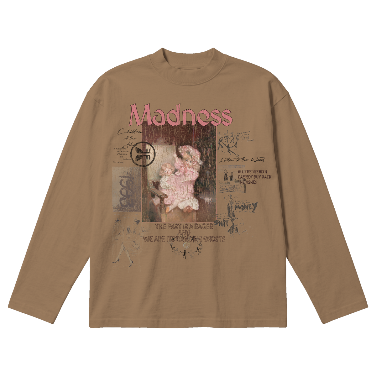 Ashes Baggy L/S Tee - Latte