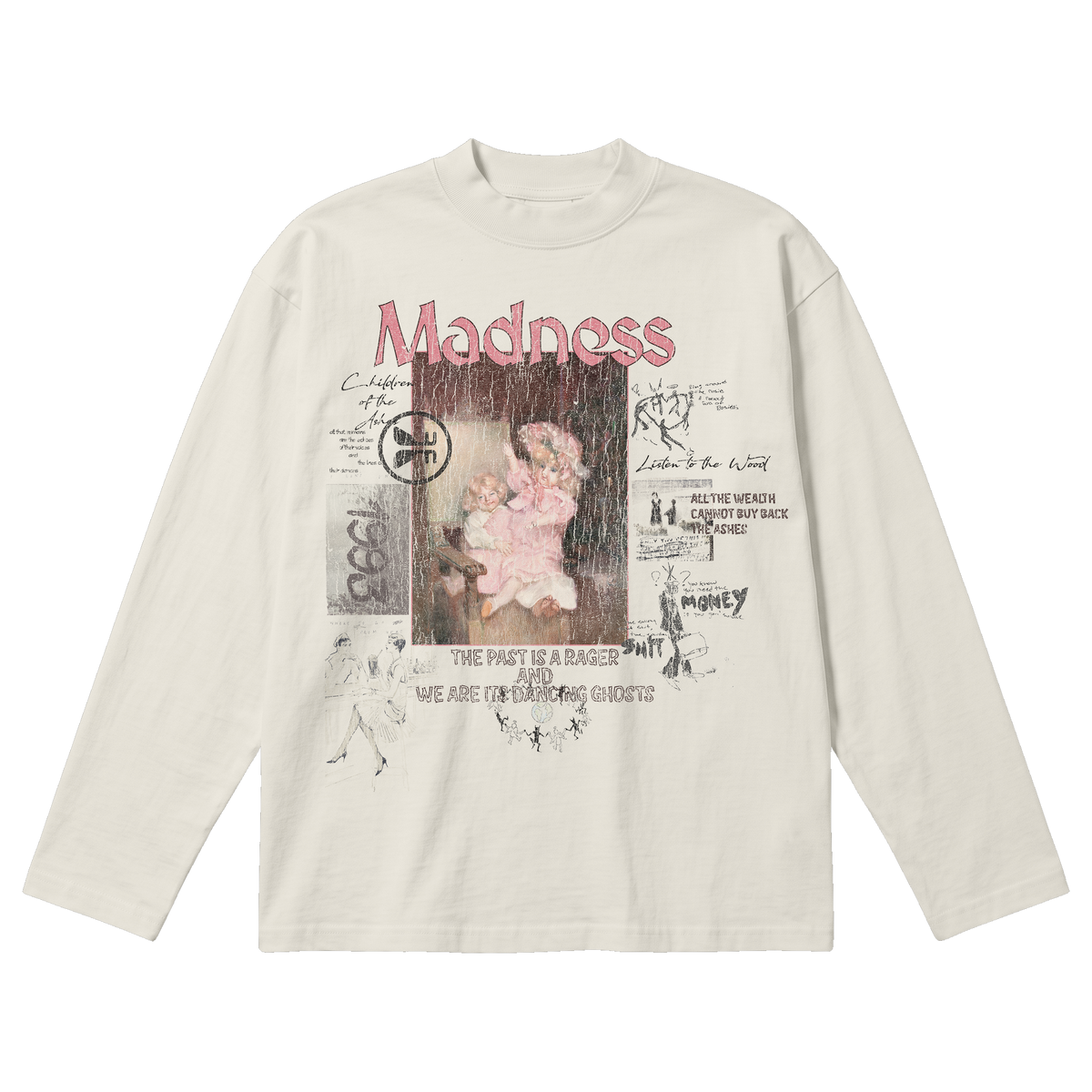 Ashes Baggy L/S Tee - Off White