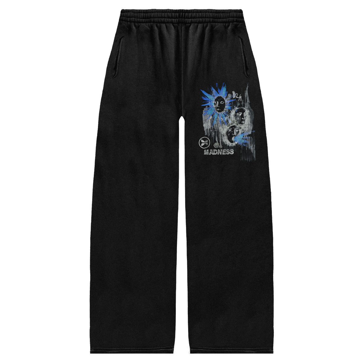 Sunstroke Baggy Sweatpants - Black