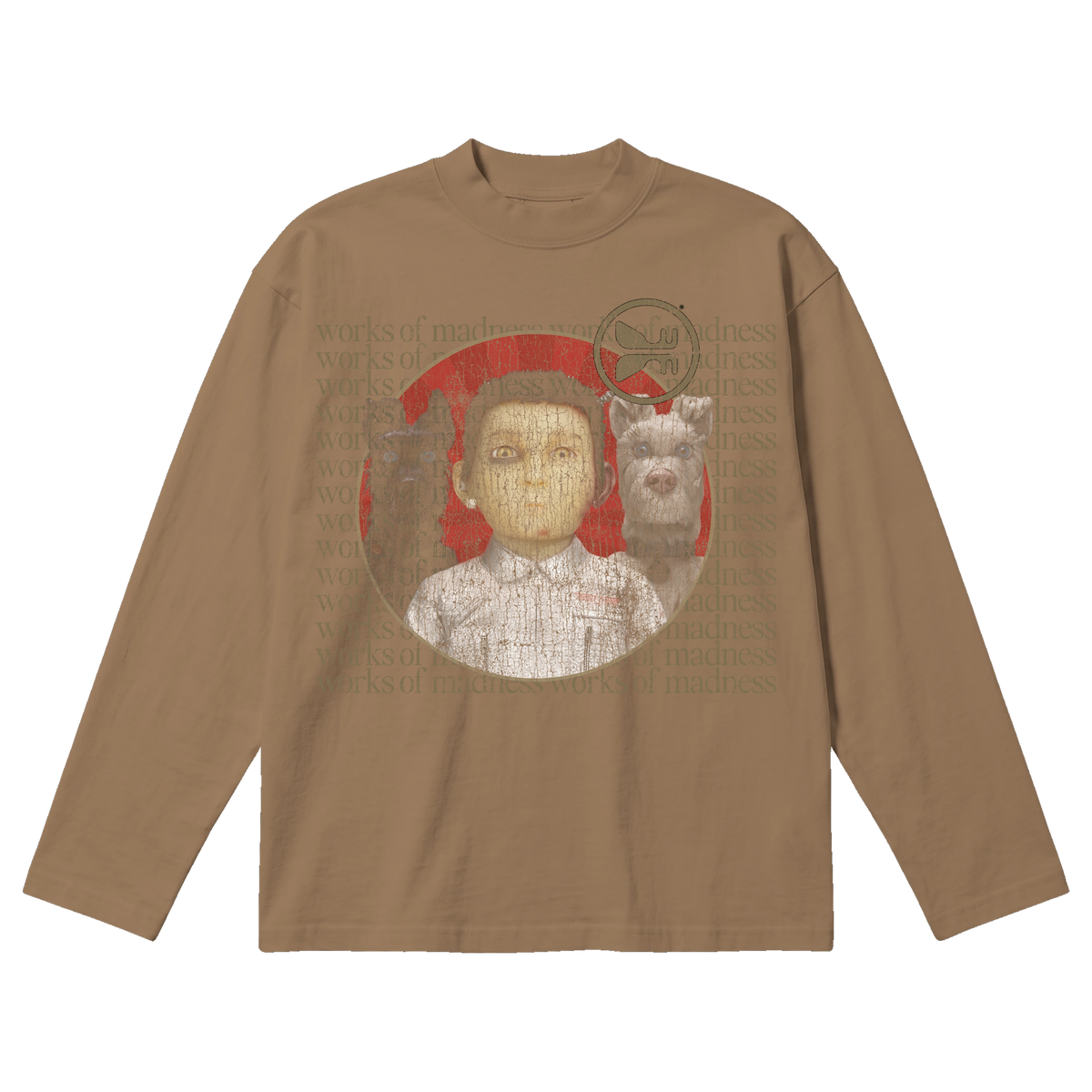 Best Friend Baggy L/S Tee - Latte