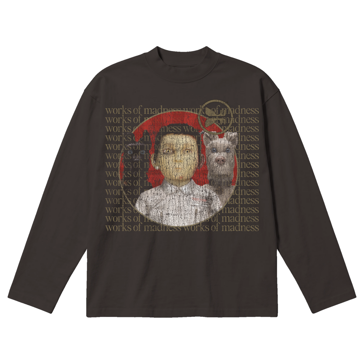 Best Friend Baggy L/S Tee - Off Black
