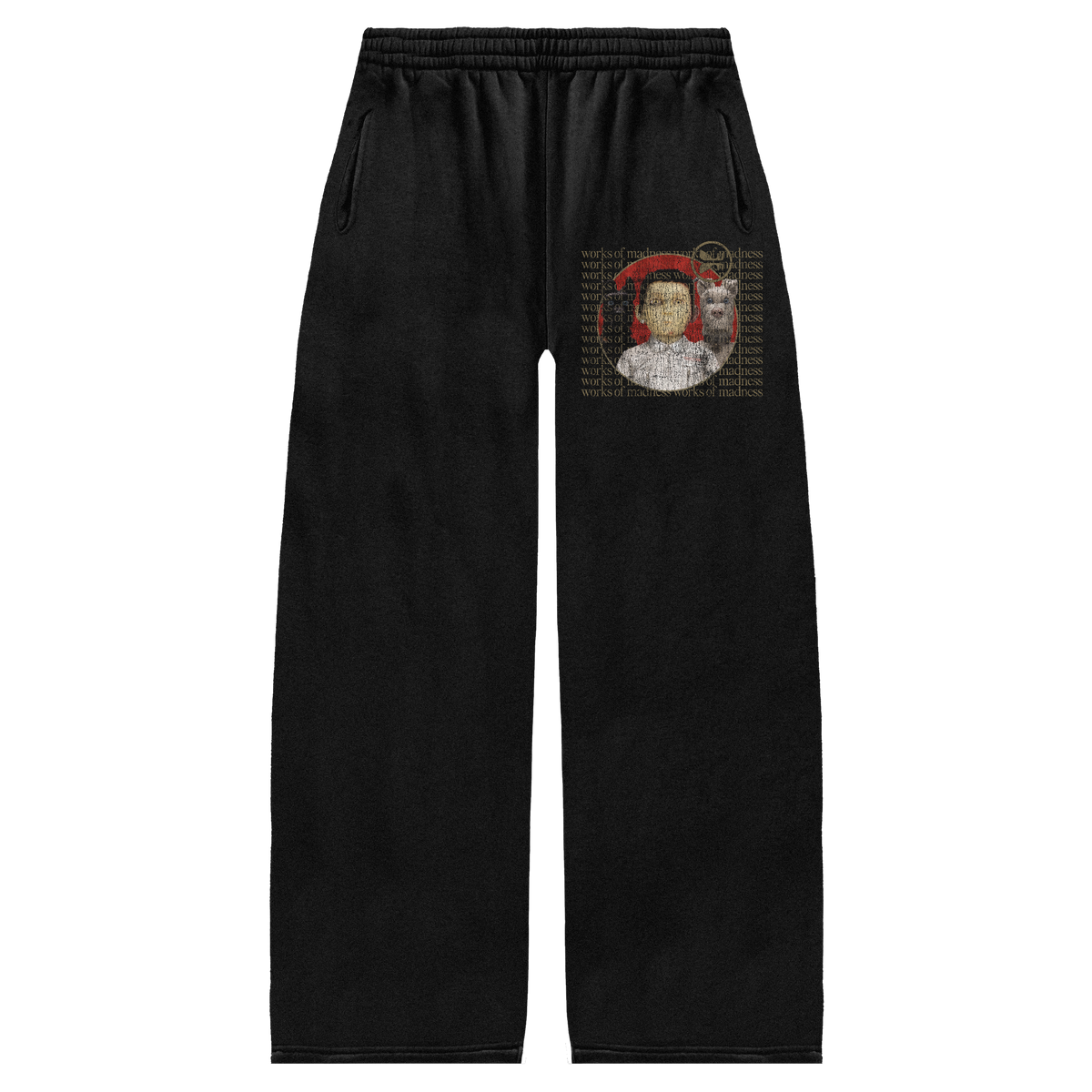 Best Friend Baggy Sweatpants - Black