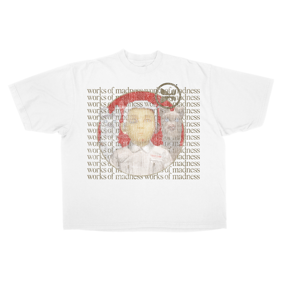 Best Friend Drop Tee - White