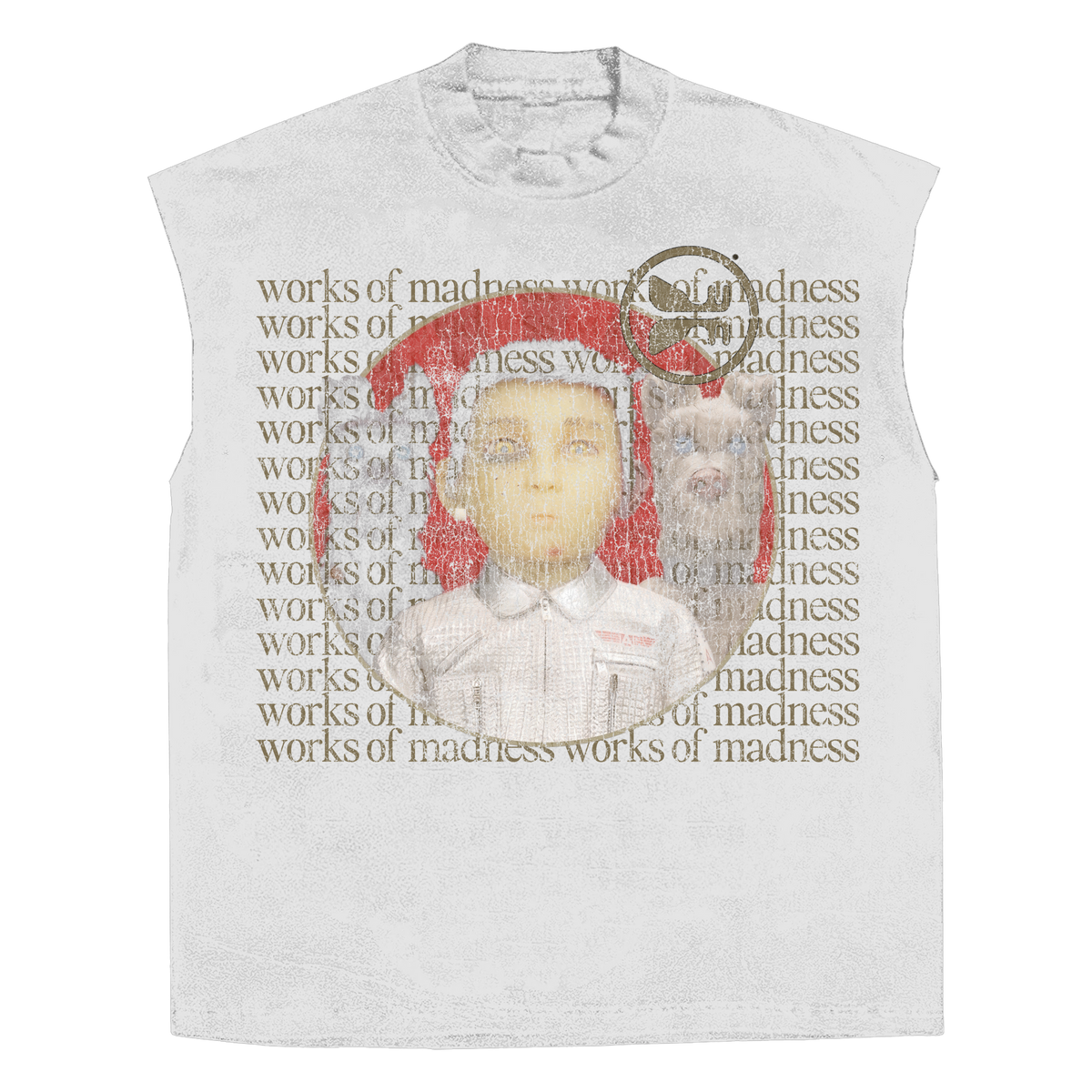Best Friend Sleeveless Tee - White