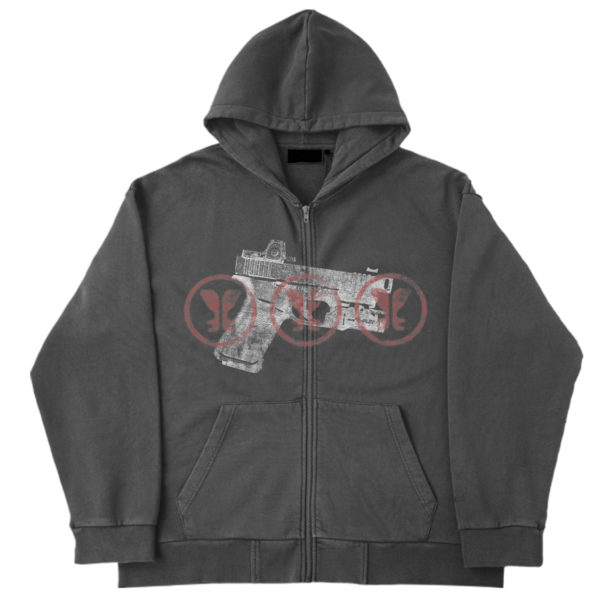 Marked Target Zip Up
