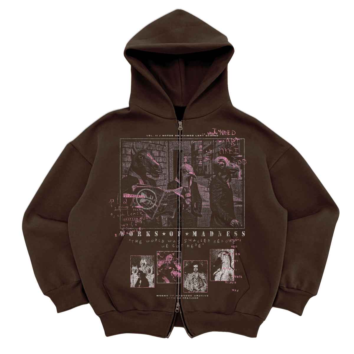 The Congregation Zip Up - Brown