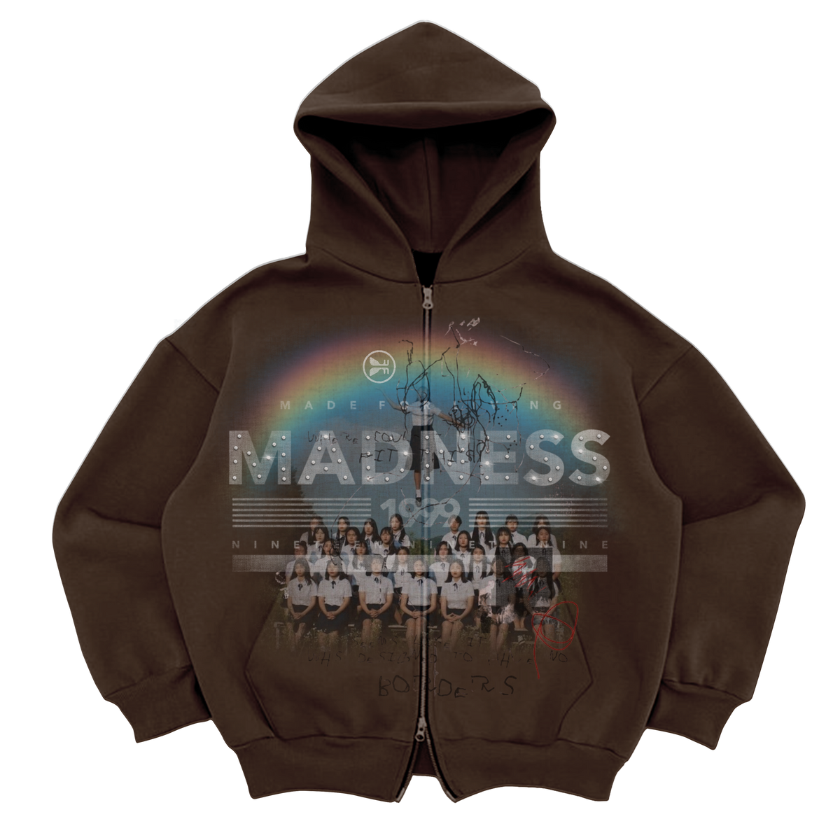 Detention Zip Up - Brown