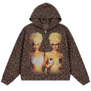 Blondes Waffle Zip Up